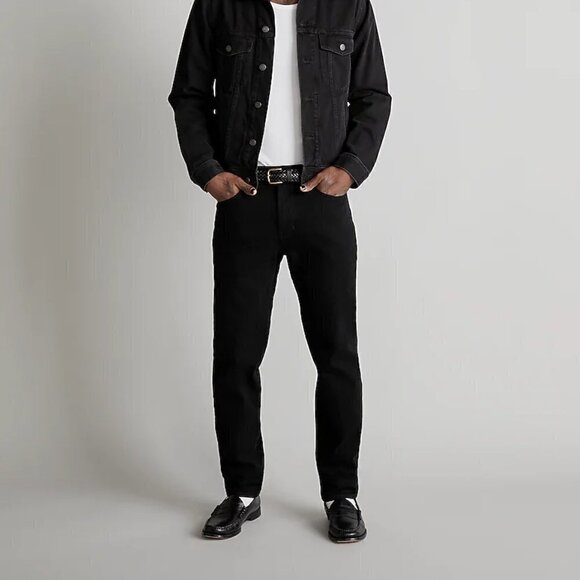 Madewell Men's Athletic Slim Jeans COOLMAX Denim Edition Black Size 40x30 NWT